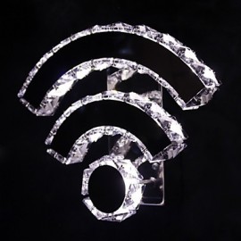 WIFI Crystal Led/Appliques murales Crystal/LED Moderne/Contemporain/Lit/Salon/Hôtel/Métal