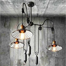 Lustres en métal de peinture de style mini vintage/campagneSalon/Chambre/Salle à manger/Salle d'étude/Bureau/Chambre d'enfants/Salle de jeux/