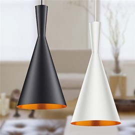 Nouveau 60W suspension rétro Vintage Tom Dixon Design noir blanc C Type café salle de jeu Restaurant lampes suspendues