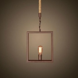 40W traditionnel classique rustique Lodge Vintage rétro pays métal pendentif lumières salon chambre salle à manger étude