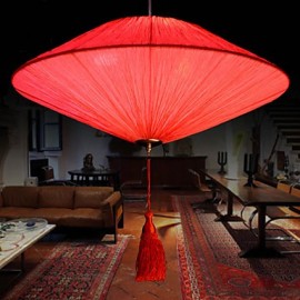 Lampe LED en tissu marin moderne, feuille de Lotus, luminaire décoratif pour couloir, lanternes rouges