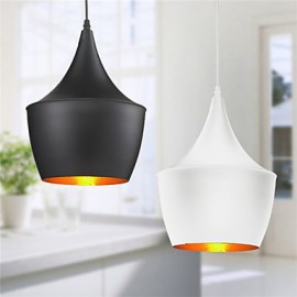 Nouveau 60W suspension rétro Vintage Tom Dixon Design noir blanc B Type café salle de jeu Restaurant lampes suspendues