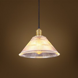 13*30 CM contracté américain Rural industriel verre rétro Droplight chutes lampe LED