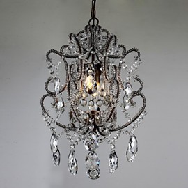 Lustre moderne nouveau Design Vintage Lustre Loft cristal luminaire Lustre couloir lampe suspendue