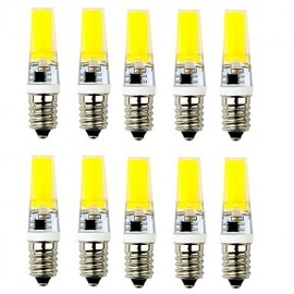 10 pièces G9/E14 COB 1LED 540LM 6W blanc chaud/blanc froid décoratif AC 220V LED lumières à deux broches