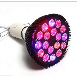50W E26/E27 Lampes de culture PAR38 18 LED haute puissance Rouge Bleu 5000 lm AC85-265 V 1 pcs