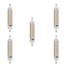 10W R7S LED Maïs Lumières T 228 SMD 3014 800 lm Blanc Chaud / Blanc Froid Décoratif / Etanche V 5 pcs