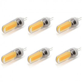 Ampoule LED G4 en cristal à deux broches, 4 W, haute luminosité, COB SMD, angle de faisceau 360, 220 V – 240 V AC (6 pièces)
