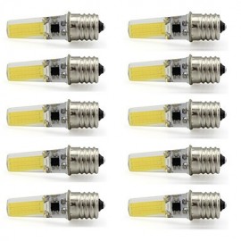 Ampoule LED 9W Dimmable E17 Silicone Saphir Cob AC110V 120V 350Lm Blanc Chaud/Froid (10 Pièces)