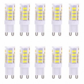10 pièces G9 5W 51 SMD 2835 400-600 LM blanc chaud/blanc froidAC 220-240V