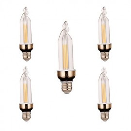 pièces LED très brillante éclairage économie d'énergie nouvelle LED bougie ampoule LED tirer E27 LED ampoule lampe 4W 300-400LM AC 220V