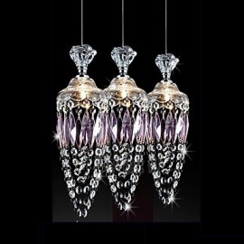 Lustres en cristal moderne/contemporain pour salon/chambre à coucher/salle à manger/bureau en cristal