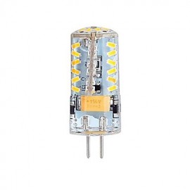 Ampoule LED G4 en silicone 5 W, éclairage supérieur 12 V AC 57 SMD 3014 blanc chaud/froid (1 pièce)