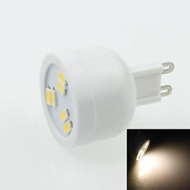 Projecteur G9 2W 6LED 5730SMD 90-120LM 3000-3500K AC220-240V Blanc Chaud - Blanc Argent