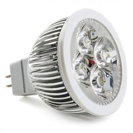 Spot LED 4W GU5.3(MR16) 4 LED haute puissance 360 lm Blanc naturel DC 12