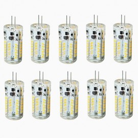 10 pièces G4 57LED SMD3014 300-450LM 4W blanc chaud/blanc/blanc naturel décoratif/étanche DC/AC10-20V LED lumières à deux broches