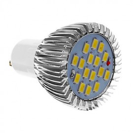 Spot LED GU10 6W 16 SMD 5730 640 lm Blanc Froid