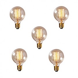 pièces G80 Vintage Edison ampoule à incandescence ampoule E27 40W ampoule à Filament ampoule 220-240V