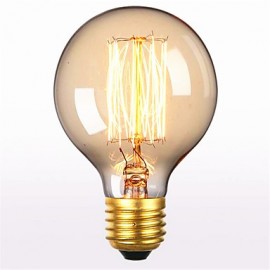 Lampe à incandescence décorative de personnalité d'art créatif rétro G80 E27 40W