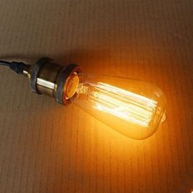 Source de lumière décorative d'art de tungstène de sucette de fil droit de ST58