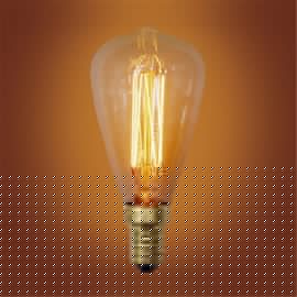 Ampoule vintage à incandescence ST48 E14 40 W pour bar domestique, café, hôtel (AC220-240 V)