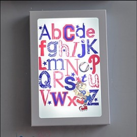 LED intégrée moderne/contemporaine avec fonction de peinture pour ampoule incluse, appliques murales à lumière ambiante