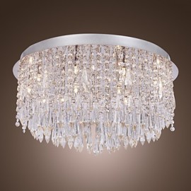 Max 20W Moderne/Contemporain Cristal / Ampoule incluse Chrome Plafonnier Salon / Chambre / Salle à manger