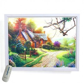 LED intégrée moderne/contemporaine avec fonction de peinture pour ampoule incluse, appliques murales à lumière ambiante