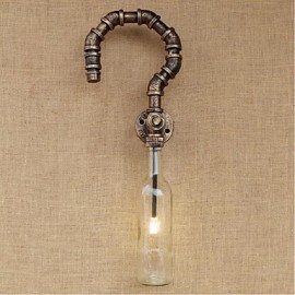 3W E27 BGB011 LED rétro Village américain industrie créative vent concepteur bouteille d'eau applique murale