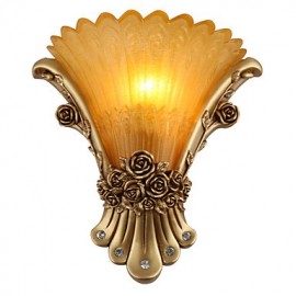 40 E12 E14 Moderne/Contemporain Traditionnel/Classique Rustique/Lodge Peinture Caractéristique pour Crystal Mini Style, Ambiance