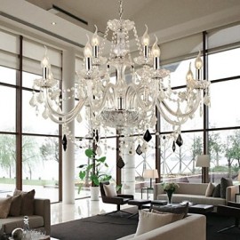 Lustres modernes/contemporains en verre cristal de 60 W maximumSalon/Chambre/Salle à manger/Salle de bain/Salle d'étude/Bureau/Chambre d'enfants