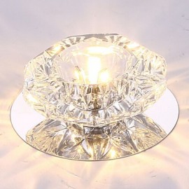 5W économie d'énergie plafond moderne à LEDs lumière LED plafonnier en cristal vers le bas ampoule lampe