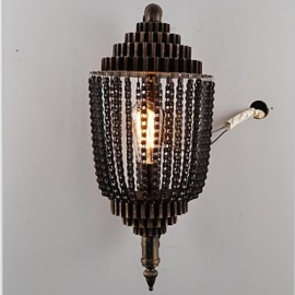 Lampe de bar à engrenages pour café à vent industriel en fer vintage
