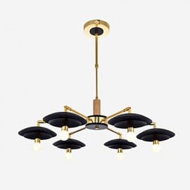 Lustre personnalisé à 6 lumières pour chambre à coucher, salon, salle d'étude/bureau, salle à manger