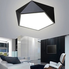 Plafonnier LED monté 36W, moderne, veilleuse, salon, salle à manger, chambre d'enfant, blanc + blanc chaud