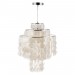 Modern / Contemporary 3 Light Chrome Stainless Steel Natural Shell Pendant Light