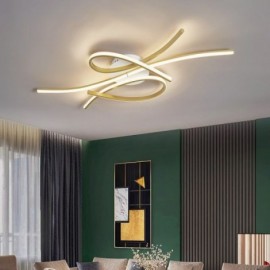 Plafonnier papillon d'art en aluminium à montage encastré minimaliste