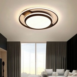 Plafonnier rond minimaliste moderne à montage encastré