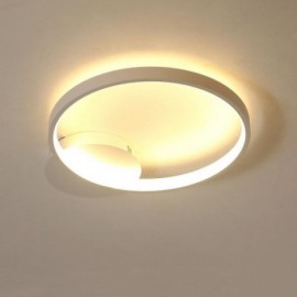 Lampe de restaurant de plafonnier de forme circulaire encastrée de style nordique