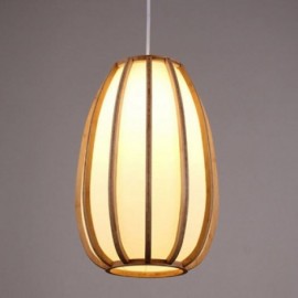 Luminaire suspendu en bambou Visual Comfort