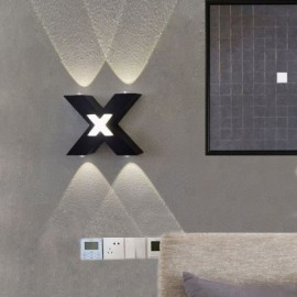 Applique murale Art déco vers le haut, éclairage intérieur, applique murale en aluminium