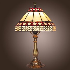 Finition galvanoplastie de lampe de table en verre de style 40W
